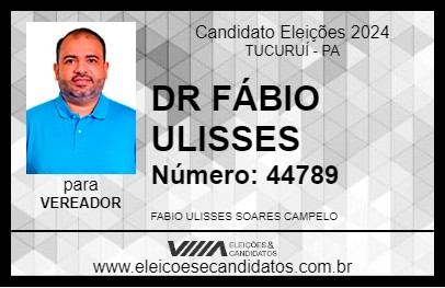 Candidato DR FÁBIO ULISSES 2024 - TUCURUÍ - Eleições