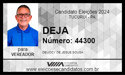 Candidato DEJA 2024 - TUCURUÍ - Eleições