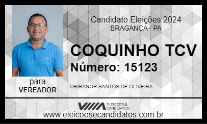 Candidato COQUINHO TCV 2024 - BRAGANÇA - Eleições