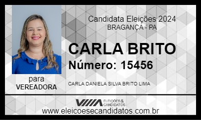 Candidato CARLA BRITO 2024 - BRAGANÇA - Eleições