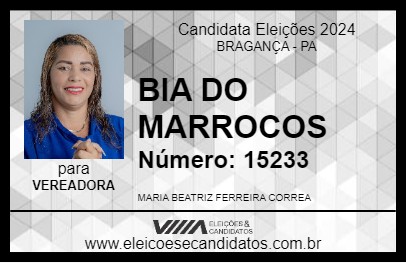 Candidato BIA DO MARROCOS 2024 - BRAGANÇA - Eleições