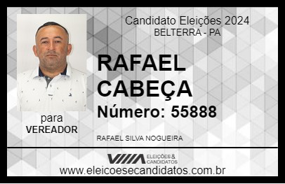 Candidato RAFAEL CABEÇA 2024 - BELTERRA - Eleições