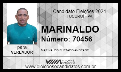 Candidato MARINALDO 2024 - TUCURUÍ - Eleições