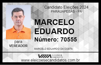 Candidato MARCELO EDUARDO 2024 - PARAUAPEBAS - Eleições