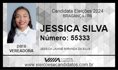 Candidato JESSICA SILVA 2024 - BRAGANÇA - Eleições