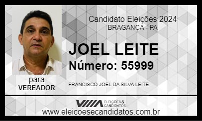 Candidato JOEL LEITE 2024 - BRAGANÇA - Eleições