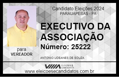 Candidato EXECUTIVO DA ASSOCIAÇÃO 2024 - PARAUAPEBAS - Eleições