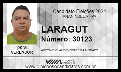 Candidato LARAGUT 2024 - ANANINDEUA - Eleições