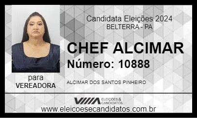 Candidato CHEF ALCIMAR 2024 - BELTERRA - Eleições