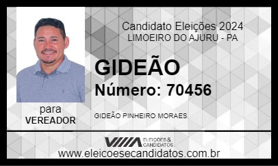 Candidato GIDEÃO 2024 - LIMOEIRO DO AJURU - Eleições