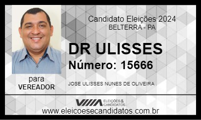 Candidato DR ULISSES 2024 - BELTERRA - Eleições