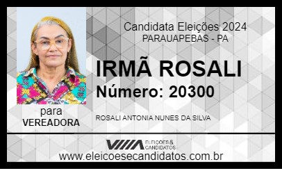 Candidato IRMÃ ROSALI 2024 - PARAUAPEBAS - Eleições