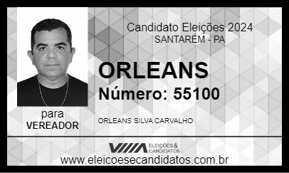 Candidato ORLEANS 2024 - SANTARÉM - Eleições