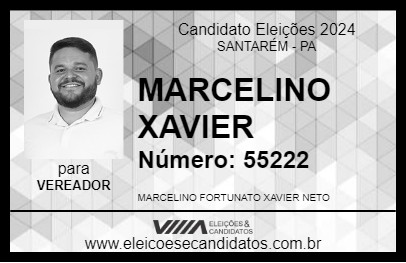 Candidato MARCELINO XAVIER 2024 - SANTARÉM - Eleições