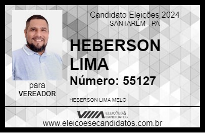 Candidato HEBERSON LIMA 2024 - SANTARÉM - Eleições