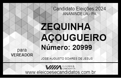 Candidato ZEQUINHA AÇOUGUEIRO 2024 - ANANINDEUA - Eleições