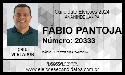 Candidato FÁBIO PANTOJA 2024 - ANANINDEUA - Eleições