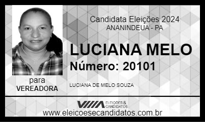 Candidato LUCIANA MELO 2024 - ANANINDEUA - Eleições