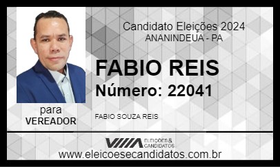 Candidato FABIO REIS 2024 - ANANINDEUA - Eleições