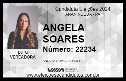 Candidato ANGELA SOARES 2024 - ANANINDEUA - Eleições