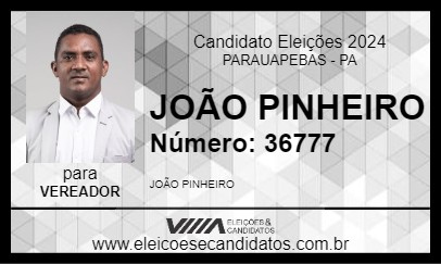 Candidato JOÃO PINHEIRO 2024 - PARAUAPEBAS - Eleições