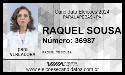 Candidato RAQUEL SOUSA 2024 - PARAUAPEBAS - Eleições