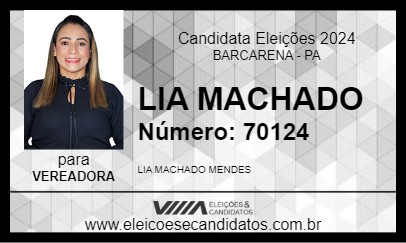 Candidato LIA MACHADO 2024 - BARCARENA - Eleições