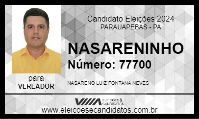 Candidato NASARENINHO 2024 - PARAUAPEBAS - Eleições