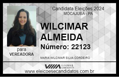 Candidato WILCIMAR ALMEIDA 2024 - MOCAJUBA - Eleições