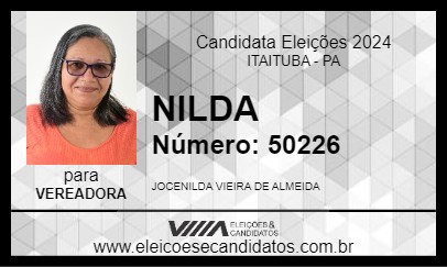 Candidato NILDA 2024 - ITAITUBA - Eleições