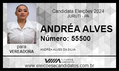 Candidato ANDRÉA ALVES 2024 - JURUTI - Eleições