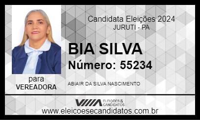 Candidato BIA SILVA 2024 - JURUTI - Eleições