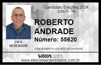 Candidato ROBERTO ANDRADE 2024 - JURUTI - Eleições