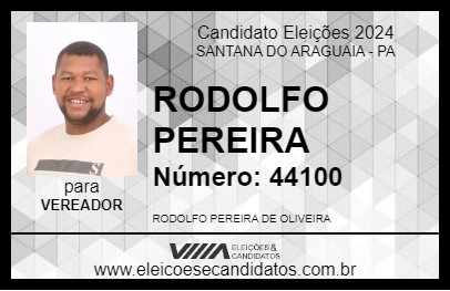 Candidato RODOLFO PEREIRA 2024 - SANTANA DO ARAGUAIA - Eleições