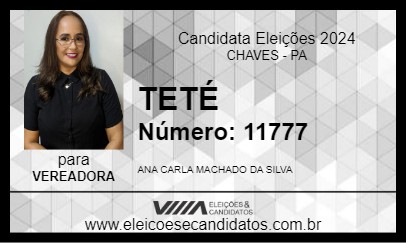 Candidato TETÉ 2024 - CHAVES - Eleições