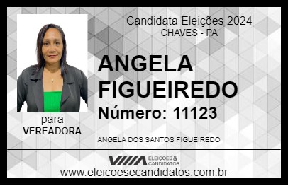 Candidato ANGELA FIGUEIREDO 2024 - CHAVES - Eleições