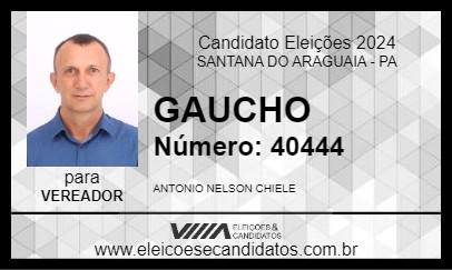 Candidato GAUCHO 2024 - SANTANA DO ARAGUAIA - Eleições