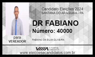 Candidato DR FABIANO 2024 - SANTANA DO ARAGUAIA - Eleições