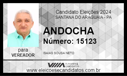 Candidato ANDOCHA 2024 - SANTANA DO ARAGUAIA - Eleições