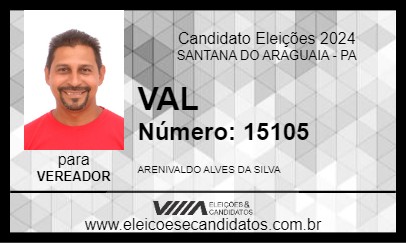 Candidato VAL 2024 - SANTANA DO ARAGUAIA - Eleições