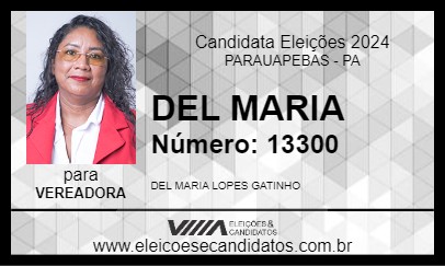 Candidato DEL MARIA 2024 - PARAUAPEBAS - Eleições