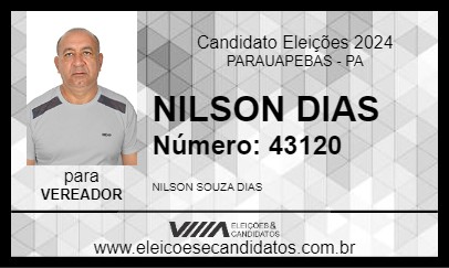 Candidato NILSON DIAS 2024 - PARAUAPEBAS - Eleições