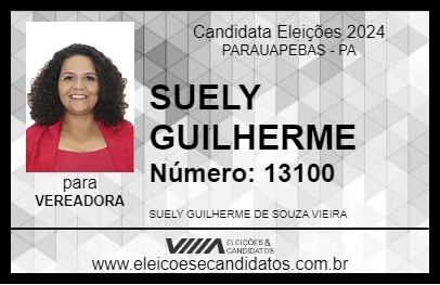 Candidato SUELY GUILHERME 2024 - PARAUAPEBAS - Eleições