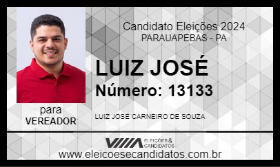 Candidato LUIZ JOSÉ 2024 - PARAUAPEBAS - Eleições