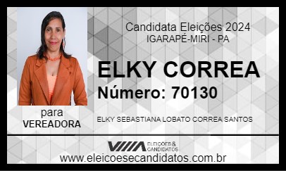 Candidato ELKY CORREA 2024 - IGARAPÉ-MIRI - Eleições