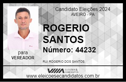 Candidato ROGERIO SANTOS 2024 - AVEIRO - Eleições