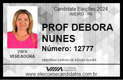 Candidato PROF DEBORA NUNES 2024 - AVEIRO - Eleições