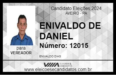 Candidato ENIVALDO DE DANIEL 2024 - AVEIRO - Eleições