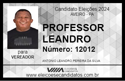 Candidato PROFESSOR LEANDRO 2024 - AVEIRO - Eleições