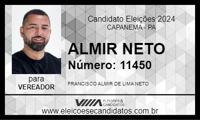 Candidato ALMIR NETO CAPANEMA SEMPRE 2024 - CAPANEMA - Eleições